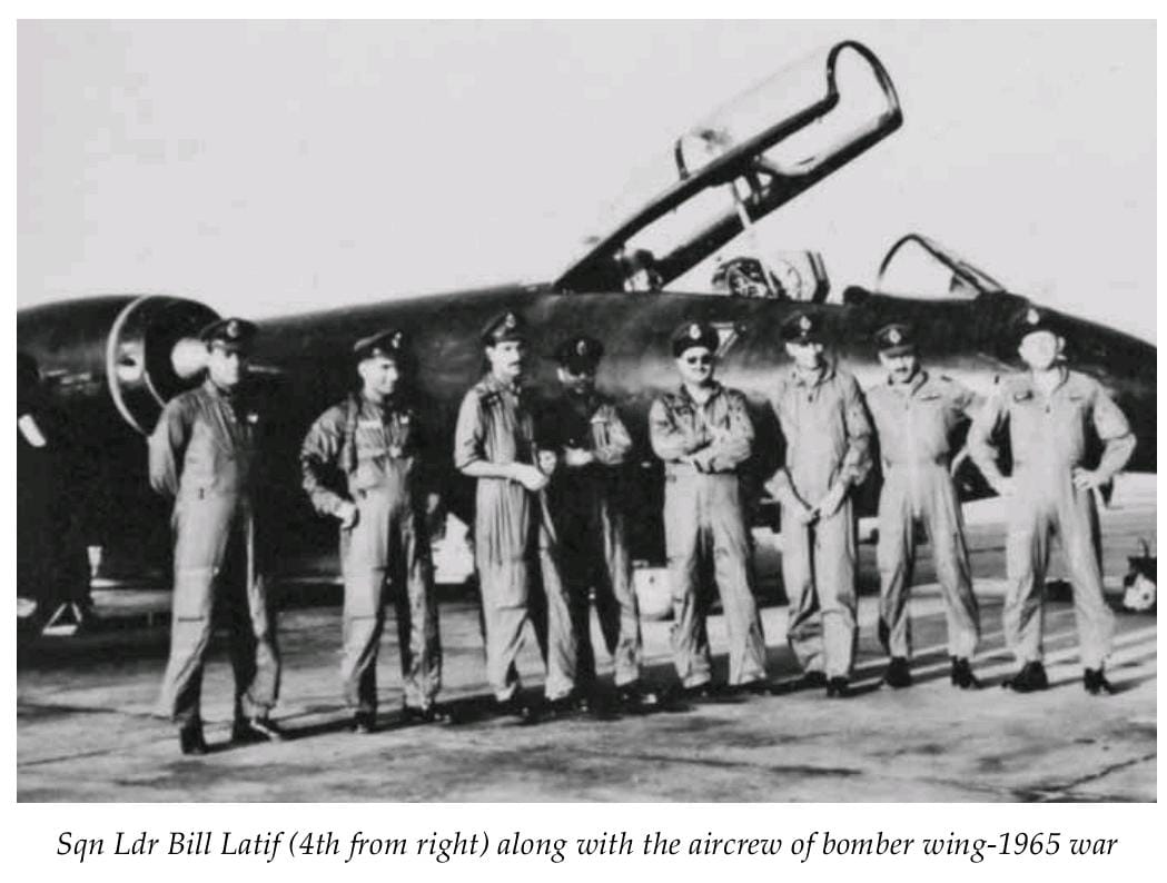 DGPR_PAF's tweet image. Today in History
On this day, June 30, we observe the 14th death anniversary of Air Commodore Nazir "Bill" Latif, SJ, a prominent figure in the annals of Pakistan Air Force history. He is celebrated as a Ghazi, whose valor and leadership have become synonymous with a remarkable…