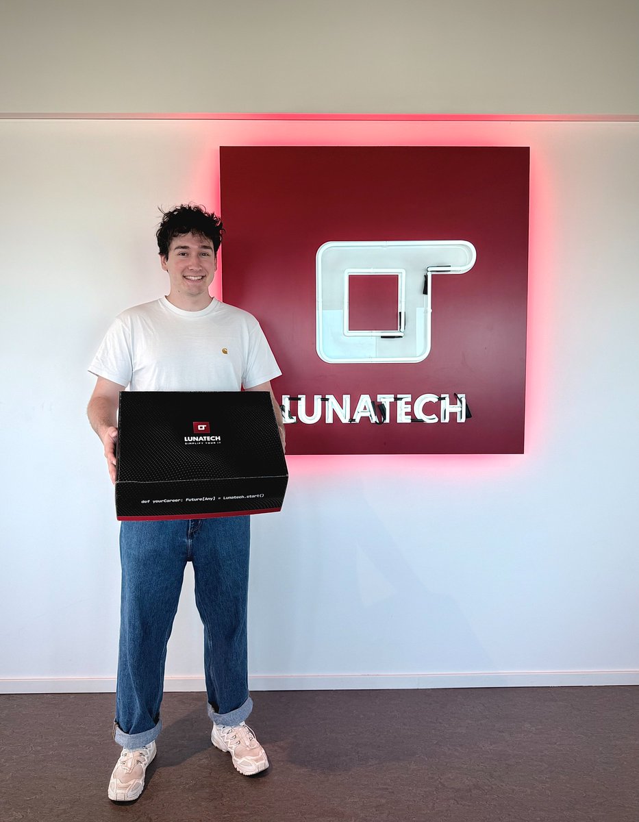 Today, we welcomed a new intern, Thibault Gounant, to the Lunatech team! 🙌
Welcome, Thibault! 🥳
#Lunatech #NewIntern