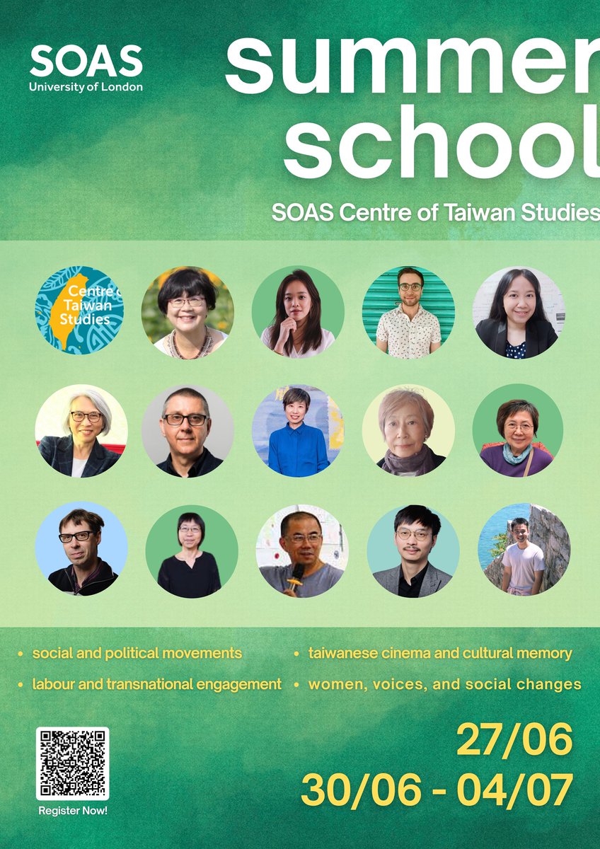 We're just a few hours away from the start of the main part of the SOAS Taiwan Summer School Programme 2025!