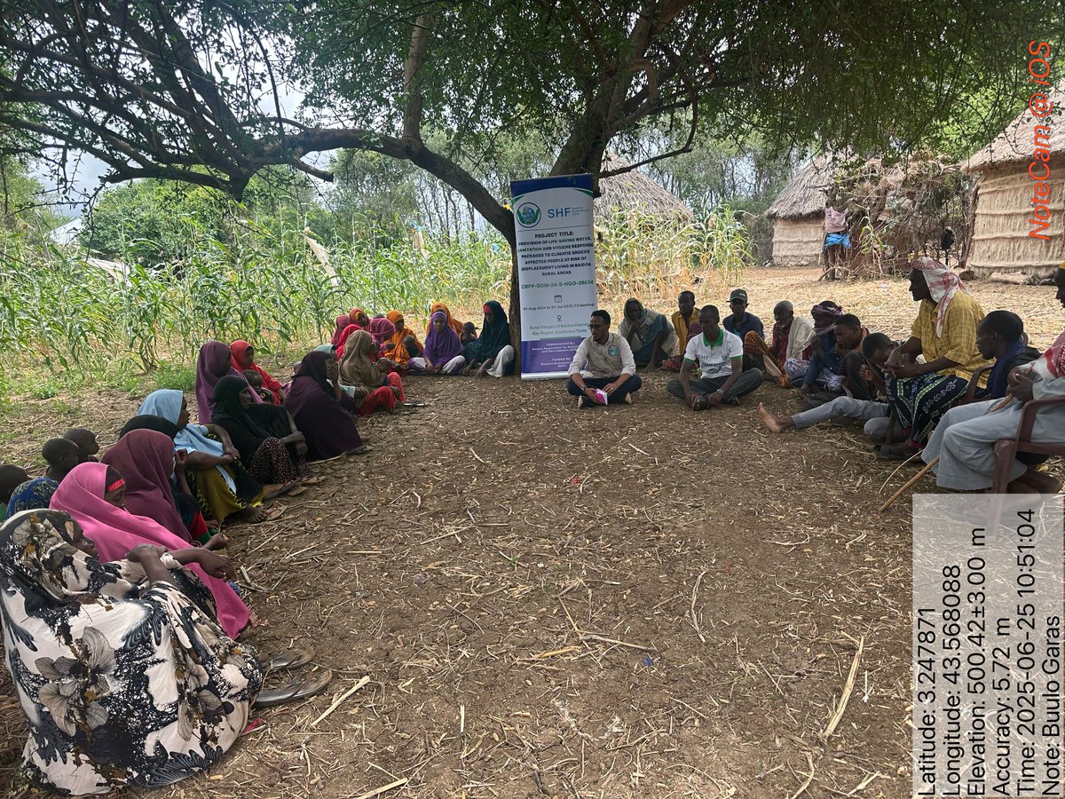 SARD199's tweet image. 🌱 With support from @SHF_Somalia, SARD is actively engaging Baidoa rural communities in hygiene awareness, environmental clean-up campaigns, and inclusive education sessions, we promote health, dignity, and resilience.
#WASH
#Somalia
#CommunityEmpowerment