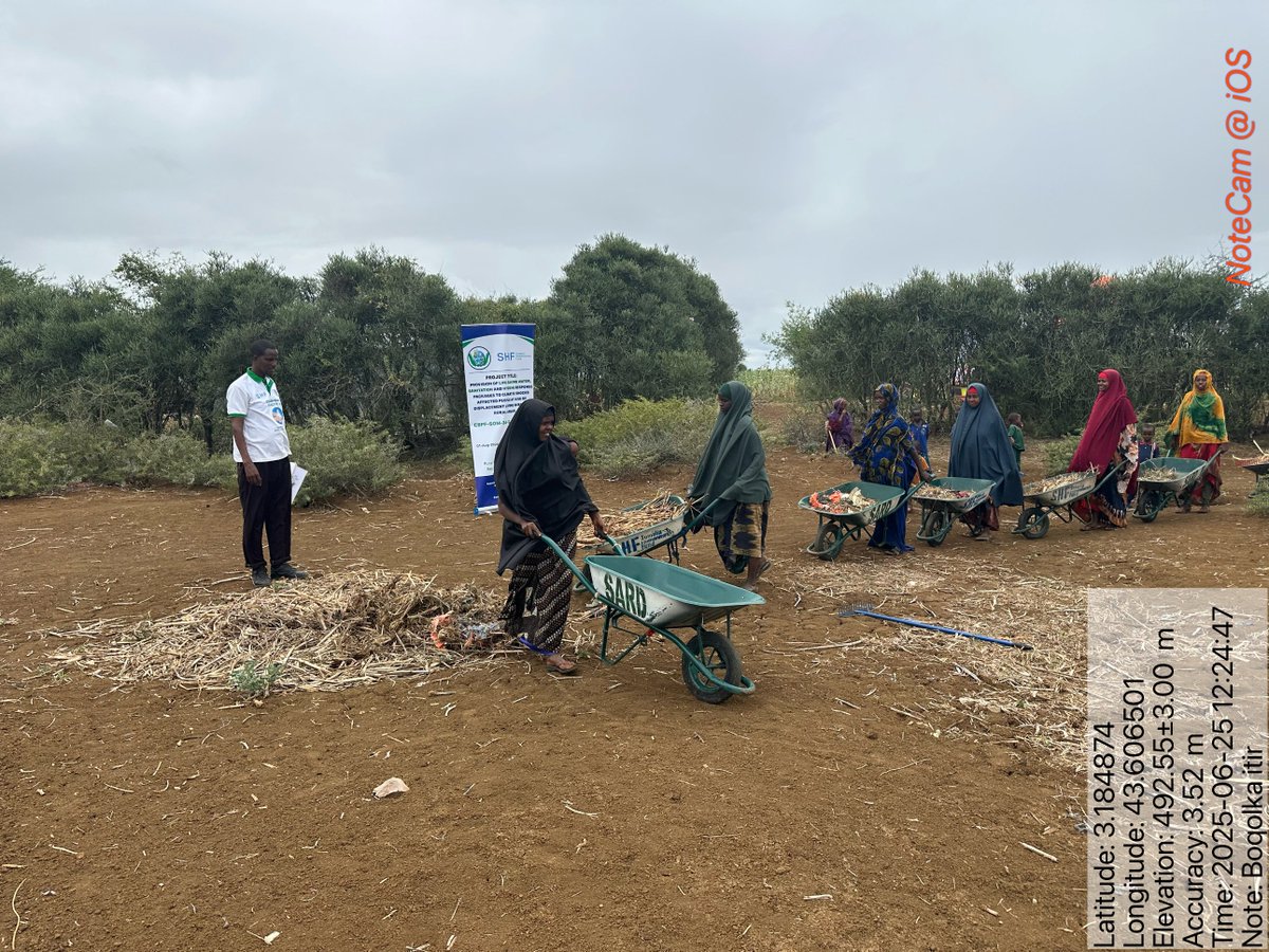 SARD199's tweet image. 🌱 With support from @SHF_Somalia, SARD is actively engaging Baidoa rural communities in hygiene awareness, environmental clean-up campaigns, and inclusive education sessions, we promote health, dignity, and resilience.
#WASH
#Somalia
#CommunityEmpowerment