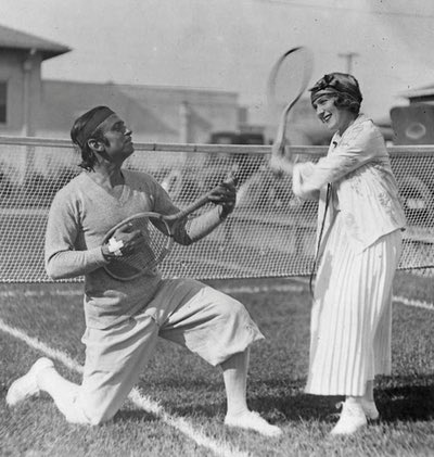 SWSilents's tweet image. “Anyone for #Tennis?!” #Wimbledon #SilentFilm