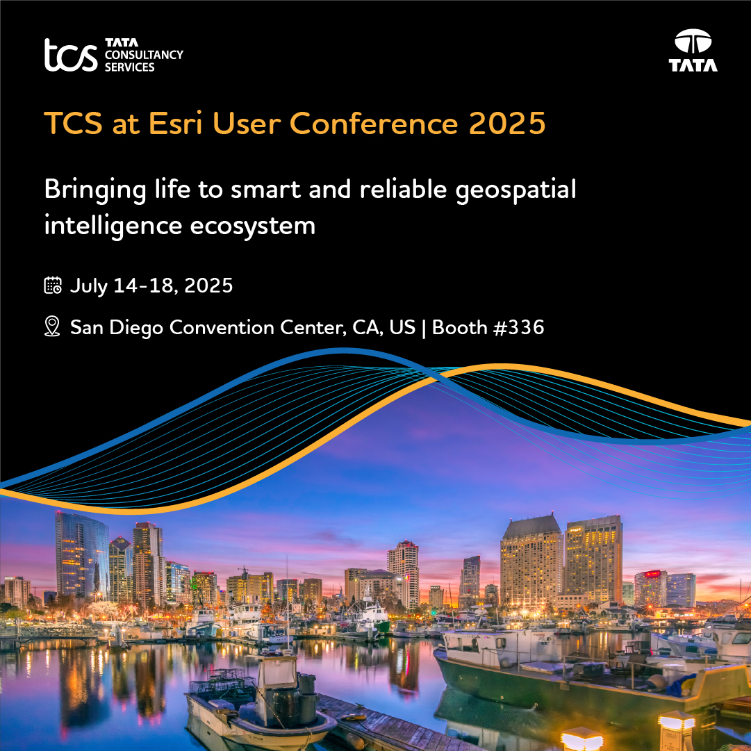 TCS AI & Advanced Tech (@tcsdigitaltech) on Twitter photo Join <a href="/TCS/">Tata Consultancy Services</a> at #EsriUC2025 to explore how we're leveraging #geospatial intelligence to drive innovation, #sustainability, and smarter decision-making across industries.
Learn more: lnkd.in/gZuRNFhP
<a href="/tcs_na/">Tata Consultancy Services—North America</a> Join <a href="/TCS/">Tata Consultancy Services</a> at #EsriUC2025 to explore how we're leveraging #geospatial intelligence to drive innovation, #sustainability, and smarter decision-making across industries.
Learn more: lnkd.in/gZuRNFhP
<a href="/tcs_na/">Tata Consultancy Services—North America</a>