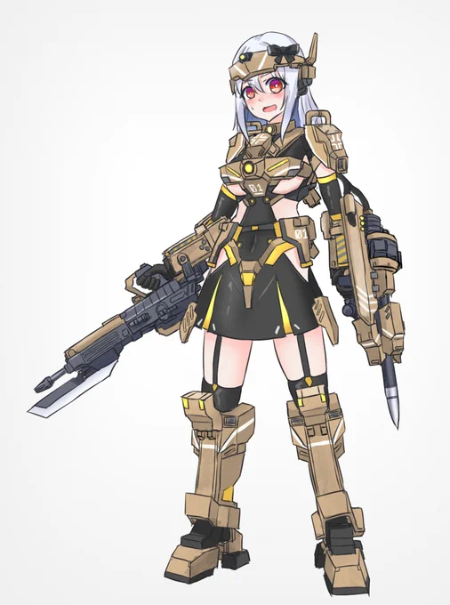 キヅギツネらくがき エリナ・I・ティスラ (パンツァーギア特殊警護仕様)