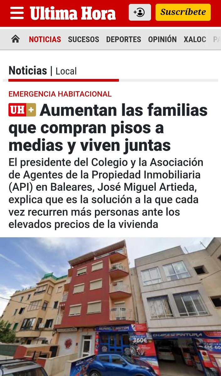 Jesús J. Jurado 💜🔻 (@jesjuradosegui) on Twitter photo Aquesta és la realitat
I mentrestant el <a href="/goib/">Govern de les Illes Balears</a>:
❌no fa res contra els culpables de tenir 100.000 habitatges buits
❌No limita preus de lloguers o d'habitatges
✅Fomenta el negoci dels promotors i dels especuladors
👉El PP genera pobresa i reducció de la qualitat de vida Aquesta és la realitat
I mentrestant el <a href="/goib/">Govern de les Illes Balears</a>:
❌no fa res contra els culpables de tenir 100.000 habitatges buits
❌No limita preus de lloguers o d'habitatges
✅Fomenta el negoci dels promotors i dels especuladors
👉El PP genera pobresa i reducció de la qualitat de vida