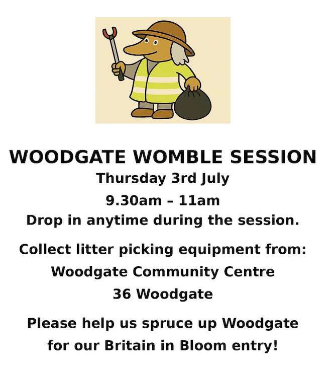 If anyone is free on Thursday morning, please volunteer.