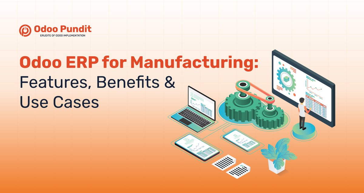 OdooPundit's tweet photo. 72% of manufacturers say inefficient systems block their growth.
So why are they switching to #OdooERP?

➡️ We break down key features, use cases, and game-changing benefits in this complete #manufacturing guide.
👉 [https://t.co/DKOsx0Xutk]

#SmartFactory #ERP #OdooPundit https://t.co/Xyi00FIt3T