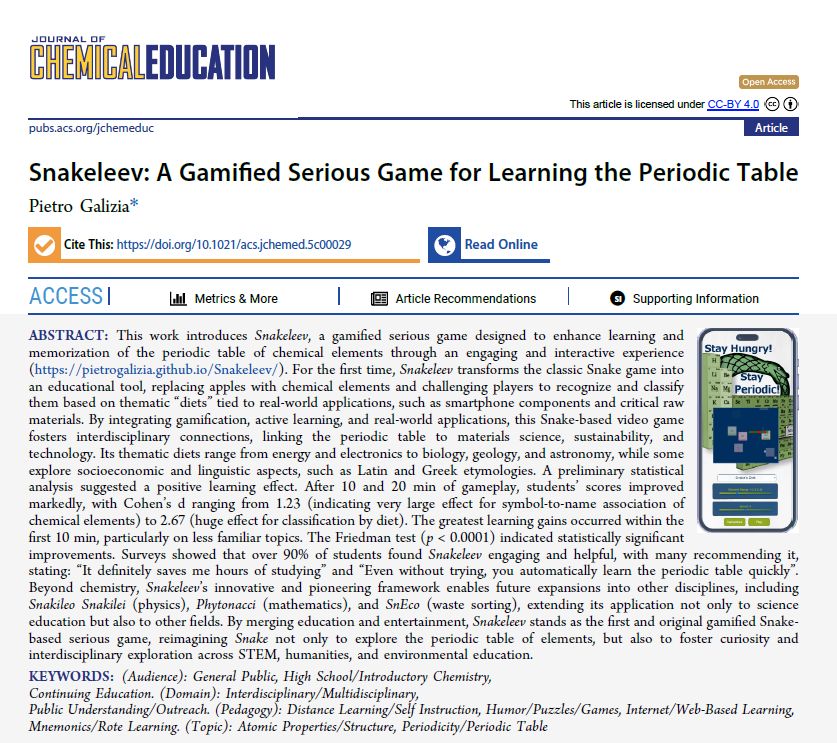 This week's reading suggestion: Journal of Chemical Education 2025, 102, 1814-1828.
pubs.acs.org/doi/full/10.10…
Have a nice week!