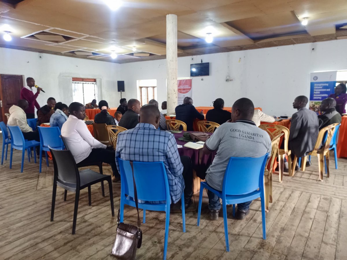 CommunitiesOrg's tweet photo. Happening Now⏰: #DistrictStakeholderEngagement in Rubanda District to validate findings from citizen's engagement in public accountability under #SCEPA project done in partnership with @ngoforum
supported by @DKinUganda @NLinUganda @IrlEmbUganda @SwedeninUG https://t.co/jHyRaW1Xhy