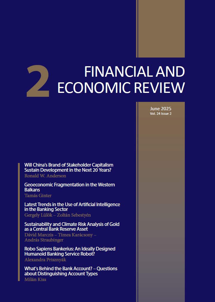 New issue of <a href="/MNB_Hungary/">Magyar Nemzeti Bank</a>’s journal focuses on the sustainability of China’s model, geoeconomic fragmentation in the Western Balkans, and AI in banking. Essays explore climate risk analyses of gold, robots in banking, and bank account types.
Read more: hitelintezetiszemle.mnb.hu/en/the-financi…