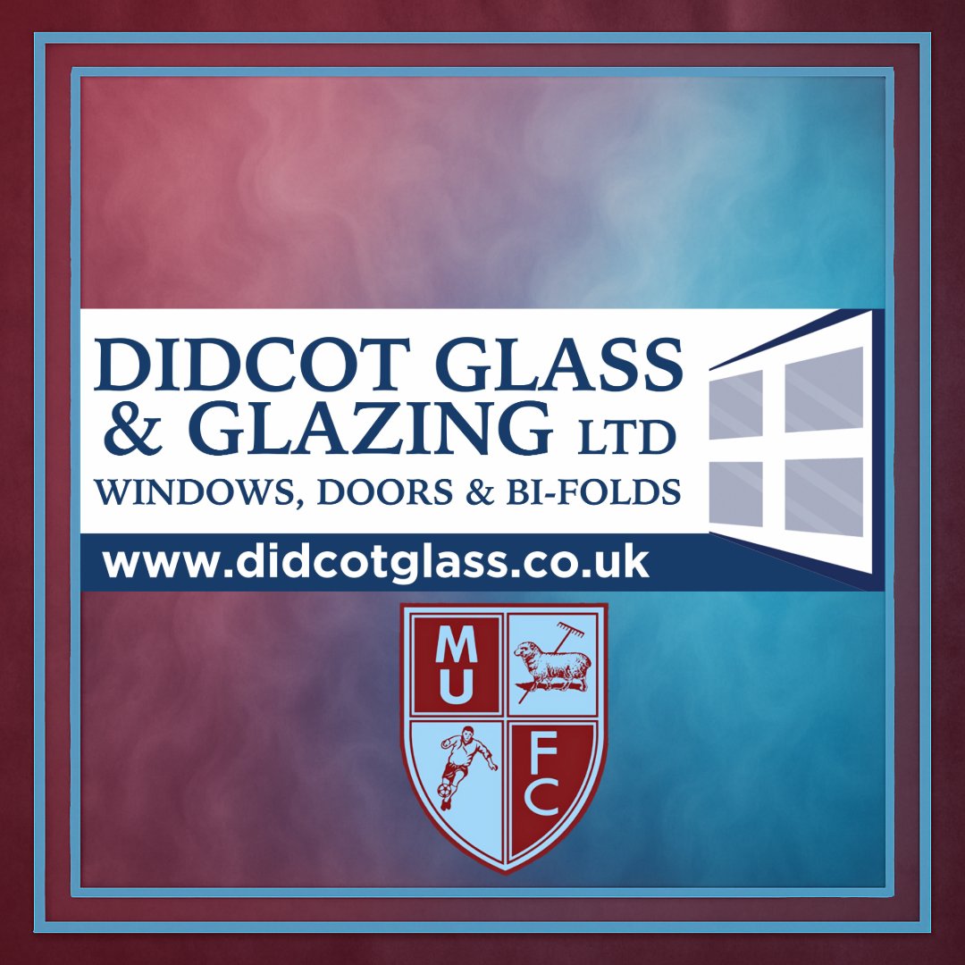MiltonUnited's tweet photo. Also, sponsoring us again this season are @DidcotGlass

A family-run glazing specialist founded in 1979, operating across Oxfordshire and neighbouring counties.
Installations include double-glazed windows, uPVC and aluminium doors, conservatories, bi-fold doors, along with fascias, soffits, guttering, mirrors, splashbacks, and commercial glazing  .
Also offers in-store glass cutting services, making it a convenient “one-stop” glass shop.

💜🩵