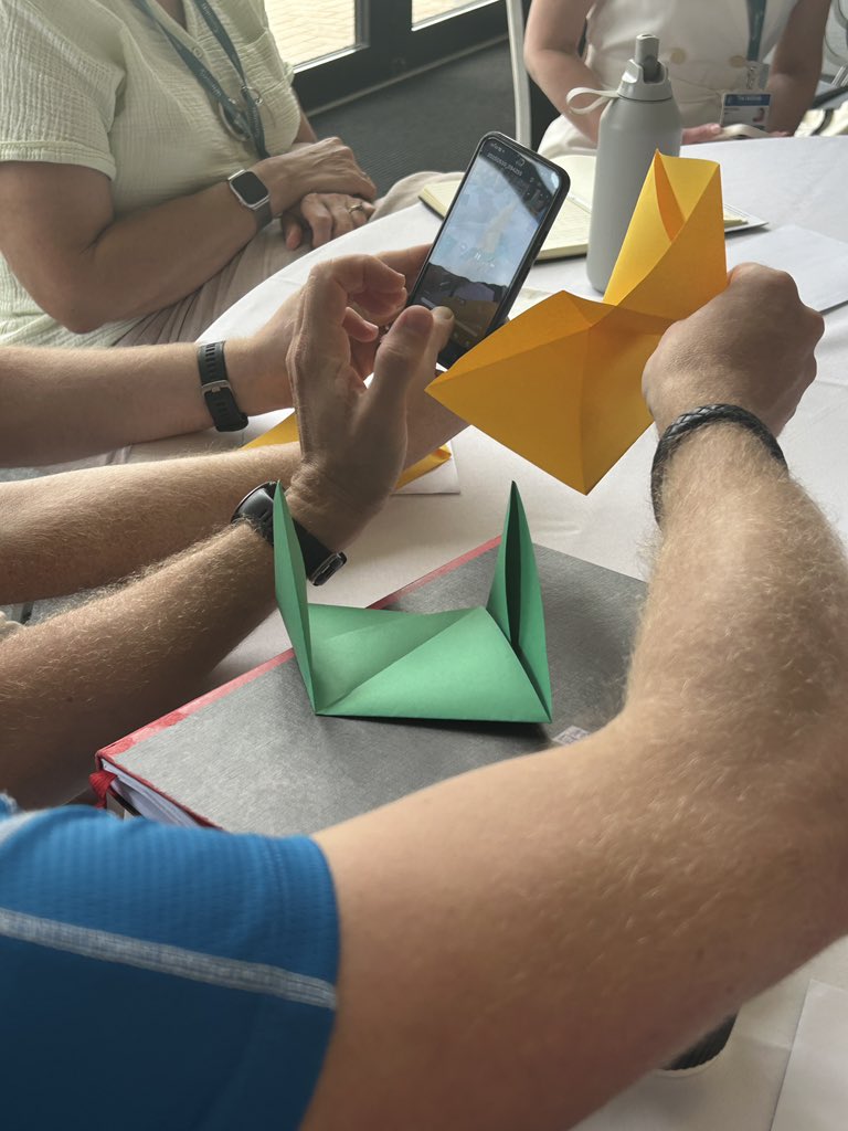 mobiusmathshub's tweet image. LLME Maths Activity: “Make Me Another” Origami Challenge! 🎉 A fun and creative way to explore geometry and problem-solving through paper folding. Maths has never been so hands-on! ✂️📐 #LLMEMaths #OrigamiChallenge