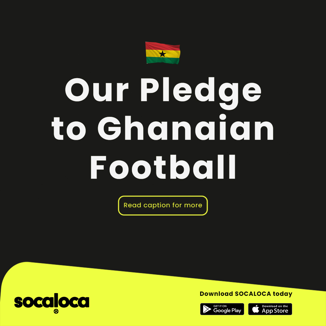 SOCALOCA is committed to growing with you every step of the way. If you're an upcoming footballer, watch this space, something amazing is coming!

#IAmSOCALOCA #SOCALOCAGhana #SOCALOCASquad #PlayYourWayWithSOCALOCA #OrganizeWithSOCALOCA #GameOnWithSOCALOCA #SOCALOCAStats