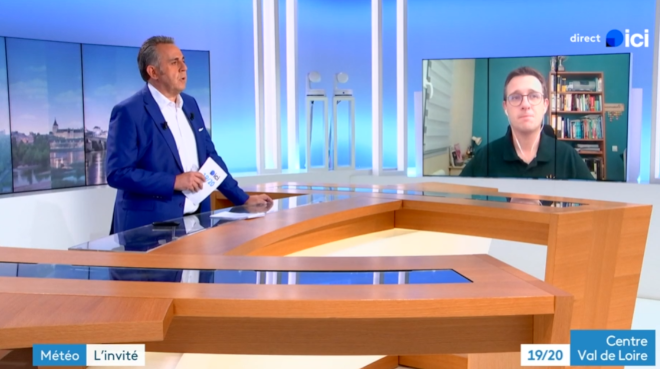 Olivier Renard (@o_renard36) on Twitter photo Merci <a href="/F3Centre/">France 3 Centre-Val de Loire</a> d'avoir invité une nouvelle fois l' <a href="/AssoMeteoCVDL/">Association Météo Centre - Val de Loire</a> dans le 19/20 pour parler de cette canicule touchant la <a href="/RCValdeLoire/">Région Centre-Val de Loire</a>
Le replay ↘️
france.tv/france-3/centr… Merci <a href="/F3Centre/">France 3 Centre-Val de Loire</a> d'avoir invité une nouvelle fois l' <a href="/AssoMeteoCVDL/">Association Météo Centre - Val de Loire</a> dans le 19/20 pour parler de cette canicule touchant la <a href="/RCValdeLoire/">Région Centre-Val de Loire</a>
Le replay ↘️
france.tv/france-3/centr…