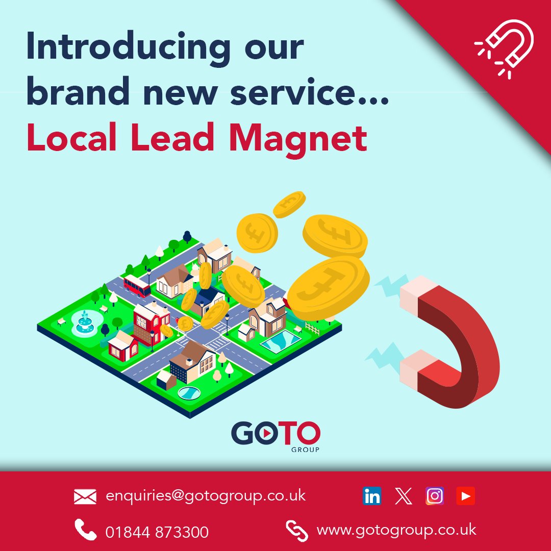 GOTO Group (@goto__group) on Twitter photo 📣 Introducing Local Lead Magnet!
Tired of being un-seen in local search results? Our new service optimises your Google Business Profile, increases website traffic, and boosts your credibility
For more info email enquiries@gotogroup.co.uk
#LocalSEO #GOTOGroup #LocalLeadMagnet 📣 Introducing Local Lead Magnet!
Tired of being un-seen in local search results? Our new service optimises your Google Business Profile, increases website traffic, and boosts your credibility
For more info email enquiries@gotogroup.co.uk
#LocalSEO #GOTOGroup #LocalLeadMagnet