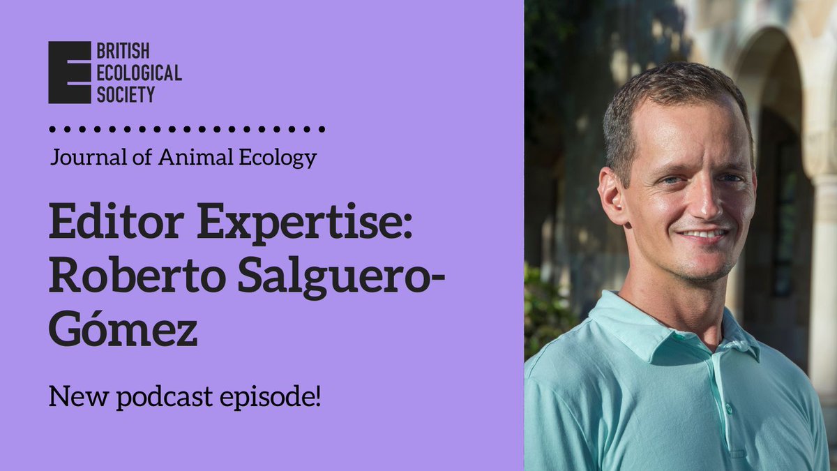 🎙️ new podcast episode!
👨‍🔬 as part of our editor expertise series, we spoke with Dr Roberto Salguero-Gómez (<a href="/Rob_SalGo/">Rob Salguero-Gómez</a>), Commissioning Editor for our journal. 
👂 listen to the full episode here: buff.ly/krNWt8z