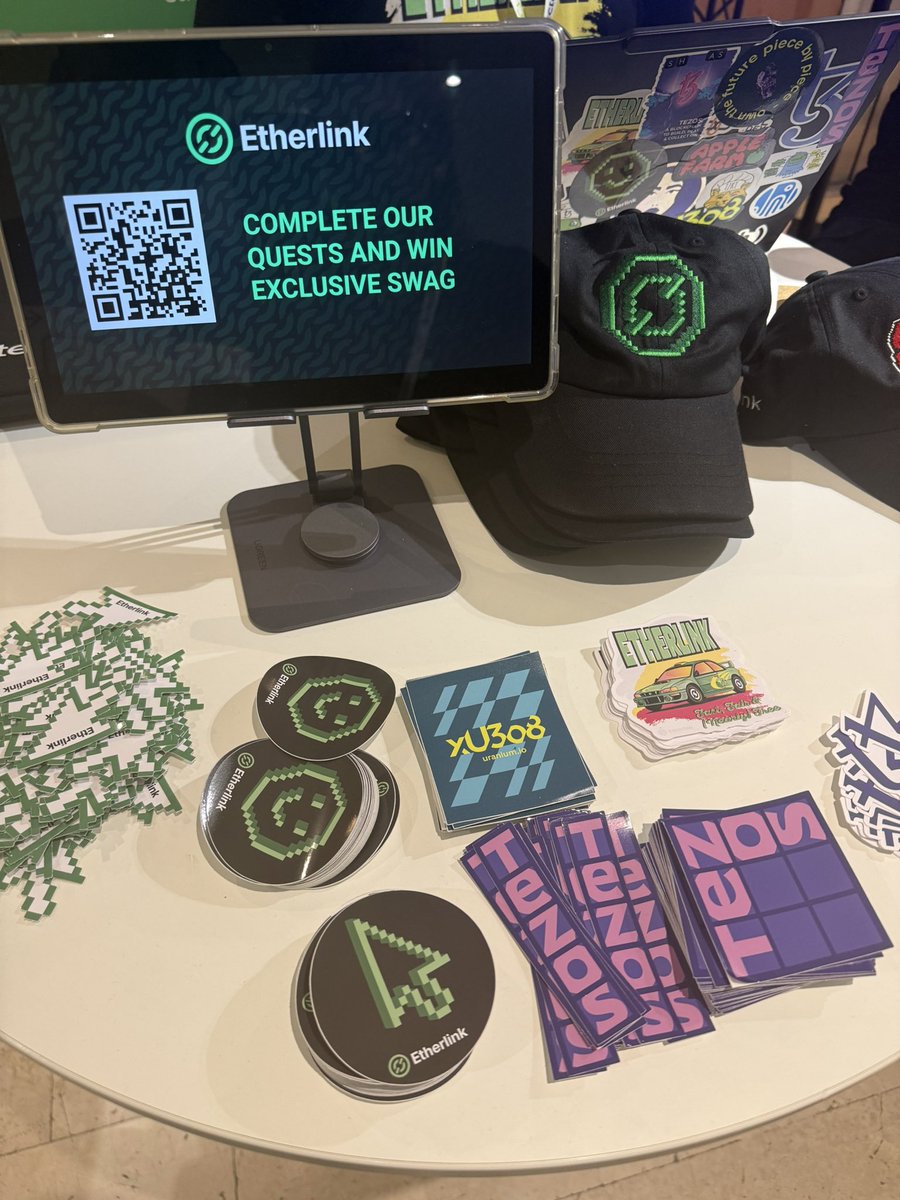 Gm EthCC[8] ☀️

Stop by the Etherlink booth for an exciting quest and win some exclusive swag 🧢👕🏖️

📍Green Floor - Level 3
