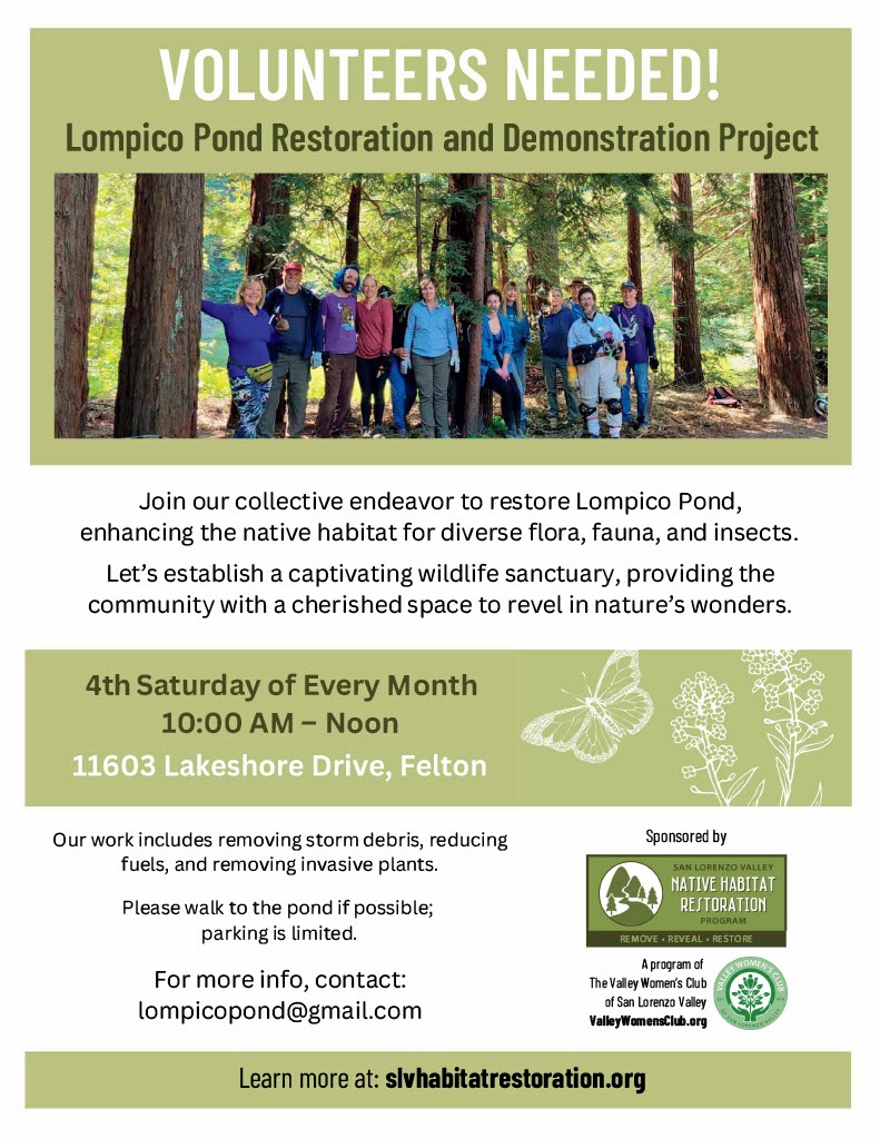 HillbillyIDXEnv's tweet image. More improvements in trail around native Northwestern Pond Turtle Nest at Guacamole Pond made by the Lompico Pond Restoration Project on our workday 6/28/25

We widened and leveled the trail around the native (threatened) Northwestern Pond Turtle nest

nextdoor.com/p/QnYZNBkzm6KF…