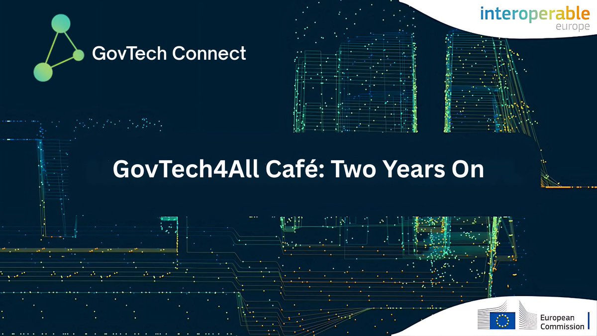 A very special #GovTech4All Café was held to reflect on the past two years and to look ahead: How can the Cafés serve even better as vital hubs for learning, connection and innovation across Europe’s #GovTech ecosystem?

Discover the key takeaways here!
👉europa.eu/!MvbwVW