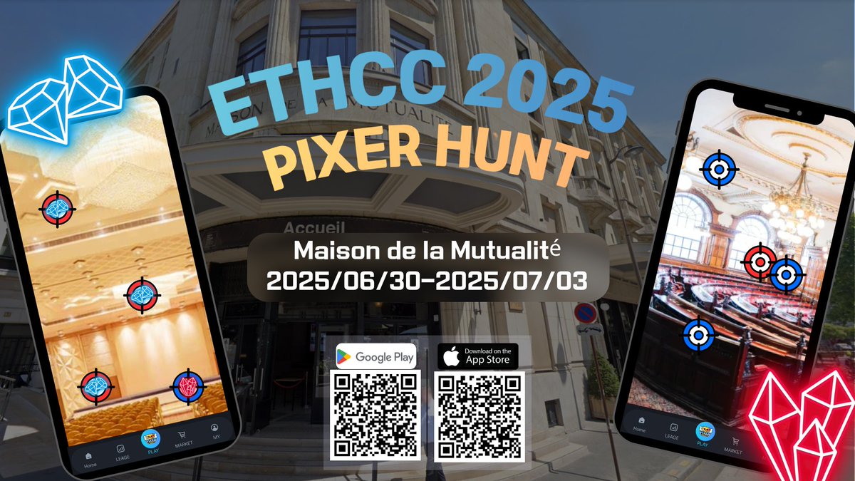 🧭 Hunt PXT at EthCC 2025 in Paris! 🇫🇷⚙️

Heading to Ethereum Community Conference (EthCC) 2025? Get ready for the exclusive PXT HUNT — a Web3-powered quest taking place right around the conference venue! Complete fun, on-chain-inspired missions and earn your share of the 500 PXT