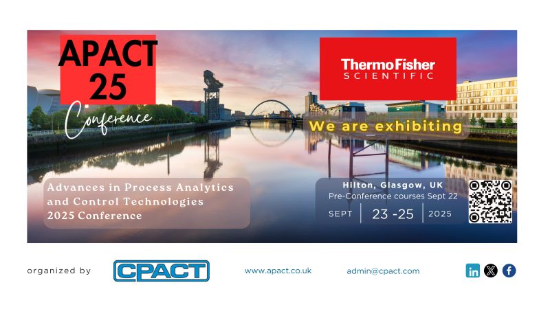 APACT 25 Conference is on 23-25 September at The Exchange.

This conference brings together delegates from academia and industry to share the very latest advances in process analytics and control.

brnw.ch/21wTMhU