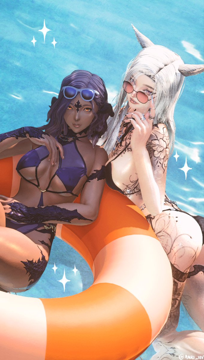 Anri_XIV's tweet image. 𝕥𝕨𝕠 𝕔𝕦𝕥𝕚𝕖𝕤 𝕚𝕟 𝕥𝕙𝕖 𝕨𝕒𝕥𝕖𝕣 ♥

#GPOSERS #ffxiv #ffxivsummerbash