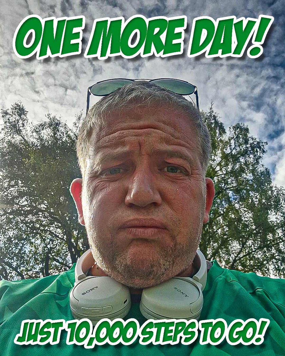 It's probably been one of the longest and hardest months for our Managing Director, as he's been working very hard to ensure he hits his daily target of 10,000 steps! 😫

There were even reports of him walking around the bowling green at close to midnight to get his steps in! 🤣