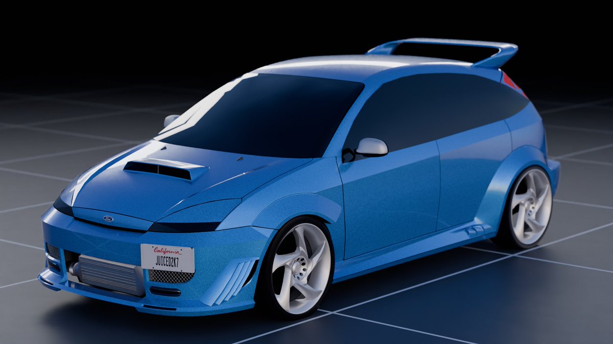 worksbyarkin's tweet photo. Continuing the project, now remodeled from scratch because the Forza model was inaccurate proportionally

#wip #b3d #fordfocus #tuning https://t.co/czGLI5JqGQ
