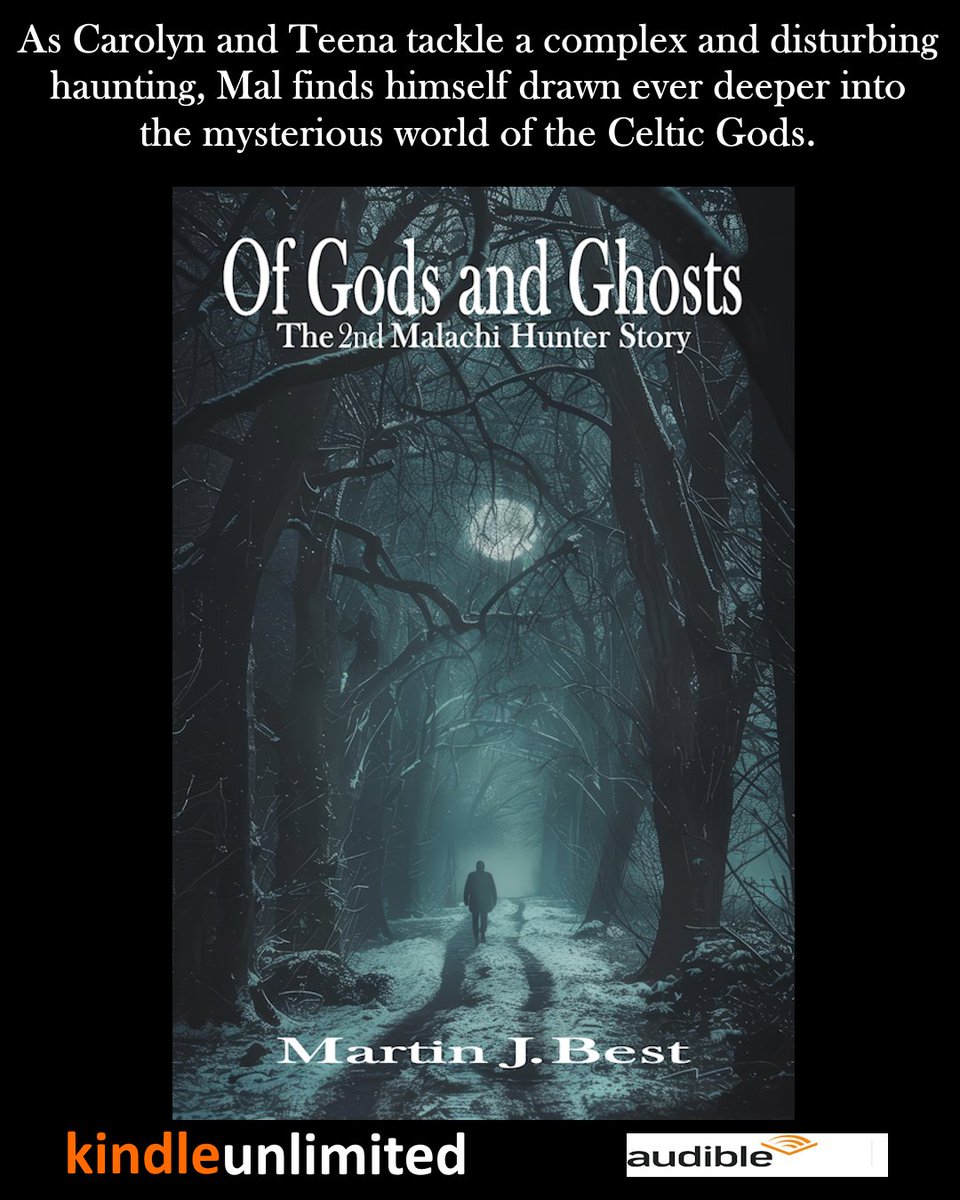 A strange and terrifying haunting.
The bloody aftermath of an occult ritual.
The 2nd stand-alone Malachi Hunter Story - 'Of Gods and Ghosts.'
amazon.com/dp/B0F7FSXKZD
#paranormal #urbanfantasy #supernatural #occult #mythology #magic #summerreading #horror #darkfantasy #mustread