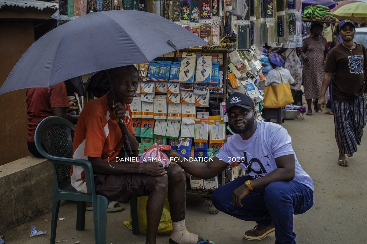ArmahFoundation's tweet photo. On Saturday, 14th June, the Daniel Armah Foundation marked a special moment by wrapping up the founder’s @Daniel_Armah_ birthday week with two impactful initiatives a heartfelt visit to Angel of Hope Orphanage and the successful execution of our Feed the Street outreach. #DAF https://t.co/Idibp4DoWJ