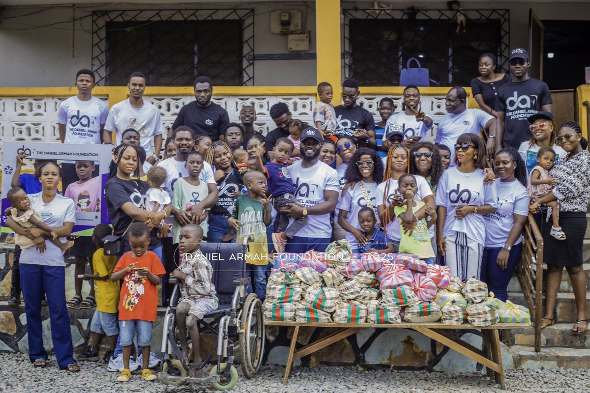 ArmahFoundation's tweet photo. On Saturday, 14th June, the Daniel Armah Foundation marked a special moment by wrapping up the founder’s @Daniel_Armah_ birthday week with two impactful initiatives a heartfelt visit to Angel of Hope Orphanage and the successful execution of our Feed the Street outreach. #DAF https://t.co/Idibp4DoWJ