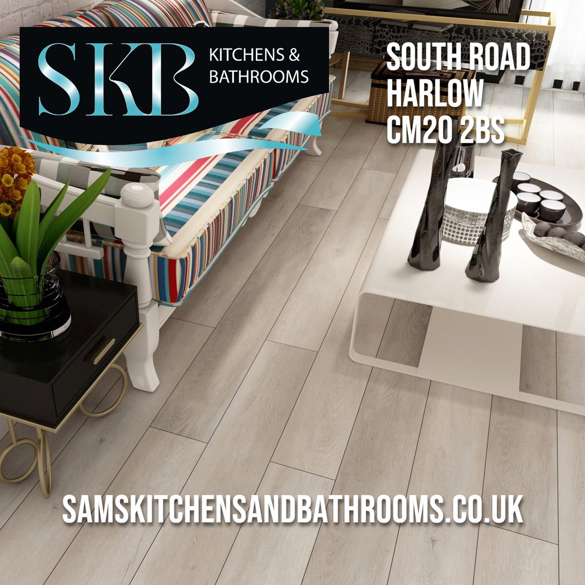 Our flooring is perfect for all room types, including heavy traffic rooms like living rooms and hallways

SamsKitchensandBathrooms.co.uk 

SKB, South Road, Harlow, CM20 2BS

#Harlow #Flooring #Floor