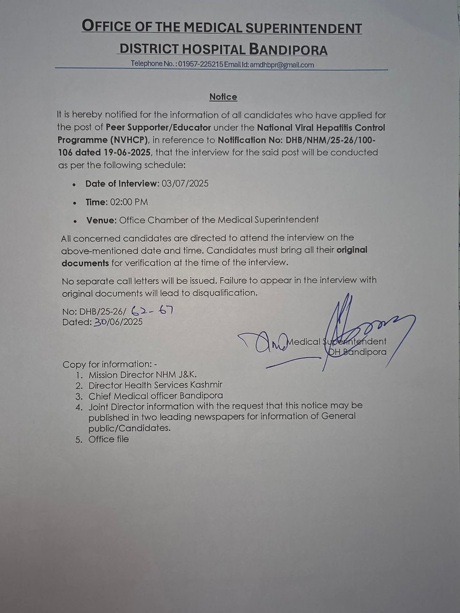 Government District Hospital Bandipora tweet media