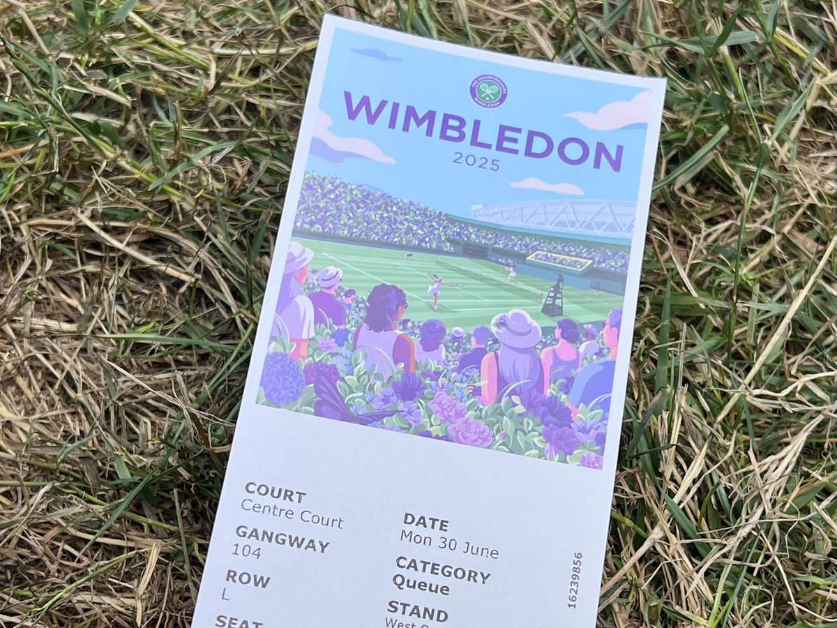 gami30104's tweet image. 無事購入
今日は暑いので西側で

#ウィンブルドン
#thequeue