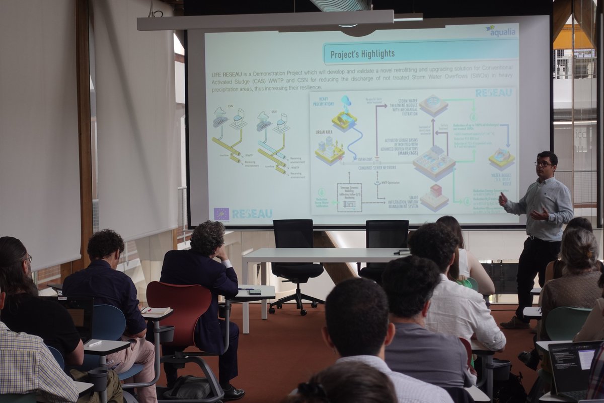 LIFEreseau's tweet image. 💧We keep driving the digital transformation of urban #water management. #LIFERESEAU took the stage at the #EUGreenWeek event hosted by ITG.
📊Our partner @aqualia showcased how smart monitoring & predictive analytics are reshaping our water future.
life-reseau.eu/eu-green-week-…