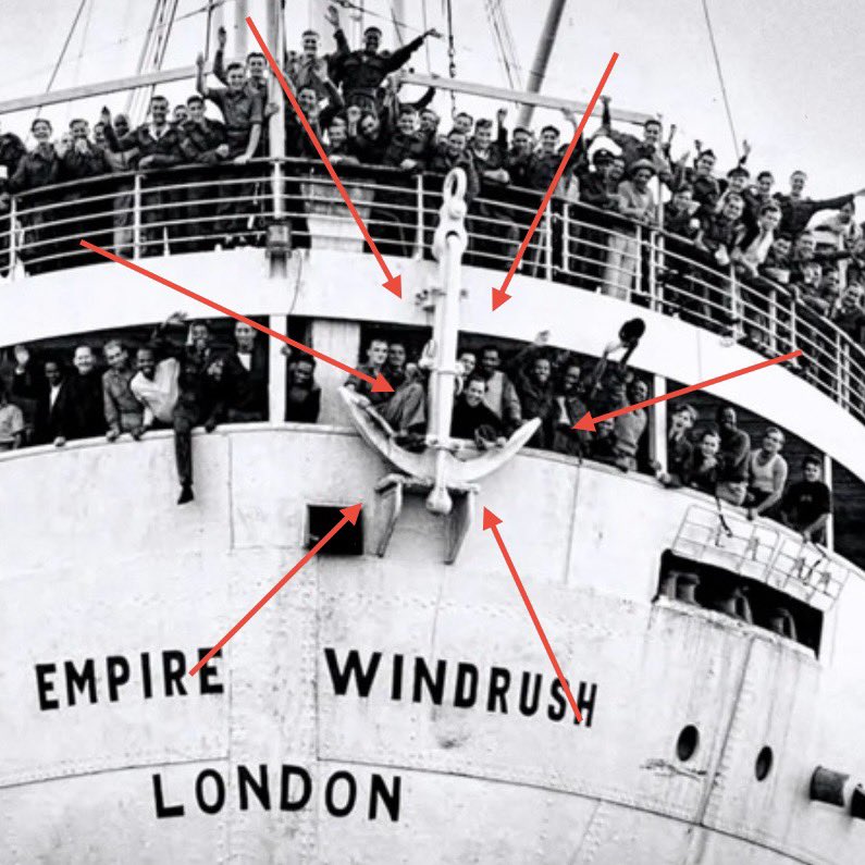 One day the penny WILL drop when people finally ‘get’ the link between the global symbolic #strength &amp; #resilience of anchors… AND this iconic 20th century photograph 

So often the most obvious things are right there before our eyes