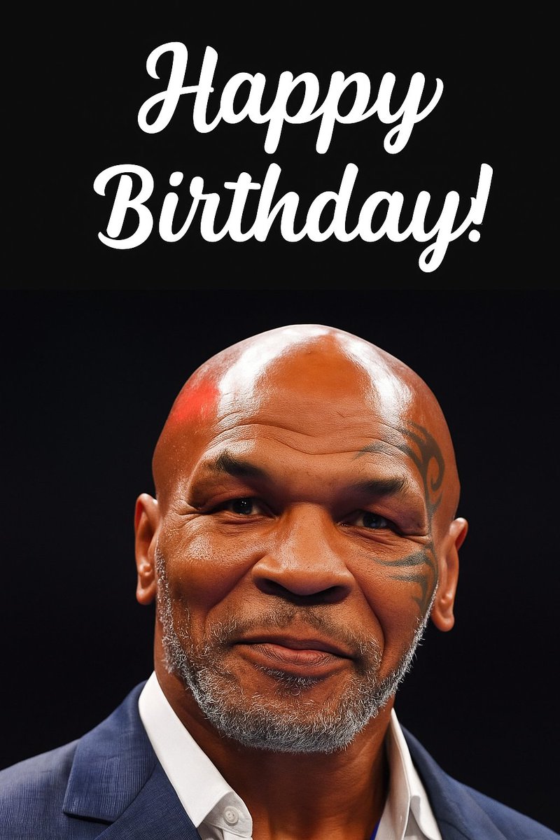 afboxingpro's tweet photo. Happy Birthday to the one and only Mike Tyson! 🥊 A true icon whose power, passion, and presence have inspired generations. Wishing you strength, peace, and continued greatness! 🎉👑 #happybirthdaymiketyson #legend #ironmiketyson #AFBoxingPromotion https://t.co/3L7dOS9Kym