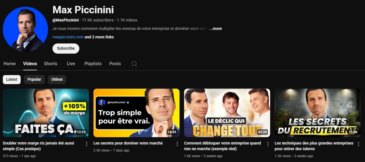 🚨 Job Alert 🚨

Max Piccinini continue de s'agrandir ! 
Cette fois-ci, il est à la recherche d'un monteur vidéo ! 

Si vous êtes à l'aise avec les vidéos publicitaires, c'est ici que ça ce passe ⤵️
webtalent.work/job-post/8d70c…