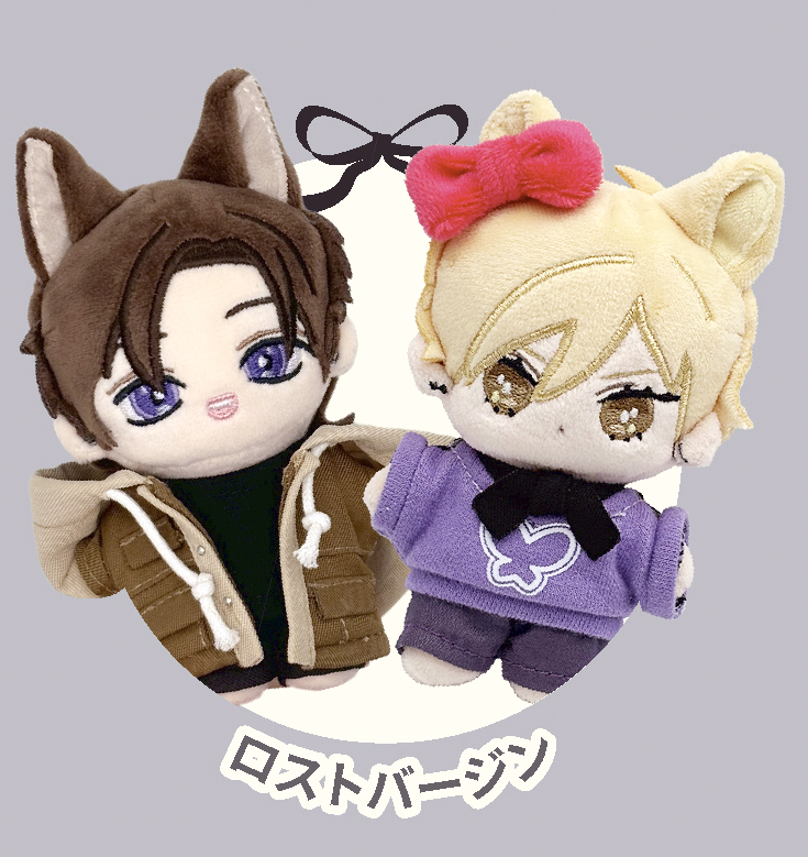 「⋆ˎ #ロスバ ぺあぬいご予約開始 .ᐟ .ᐟˏ⋆ 長エモぬいとグッズの受注販売」|那木 渡 𝘄𝗮𝘁𝗮𝗿𝘂 𝗻𝗮𝗴𝗶のイラスト