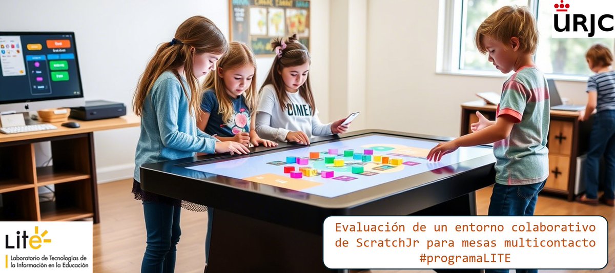 🎓 Evaluación de un entorno colaborativo de #ScratchJr para mesas multicontacto  

Seminario online gratuito | Viernes 4 de julio · 11:00 (hora España)  

+info y acceso: 🔗
events.teams.microsoft.com/event/9b30d4c1…
