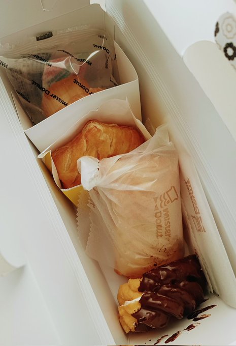 暑すぎてチョコ溶けてた🍩 