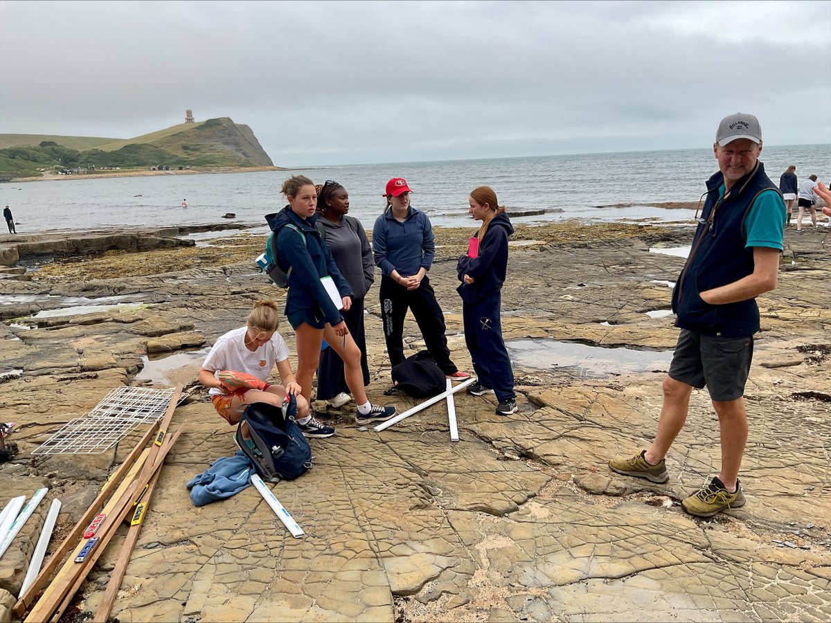 L6 biologists had a great field trip  in Dorset, including visiting Kimmeridge Bay where they carried out a survey of the effect of abiotic factors on periwinkle and limpet distribution, looking at Lonworth mammal trapping and surveys of psammosere succession at Studland Bay.