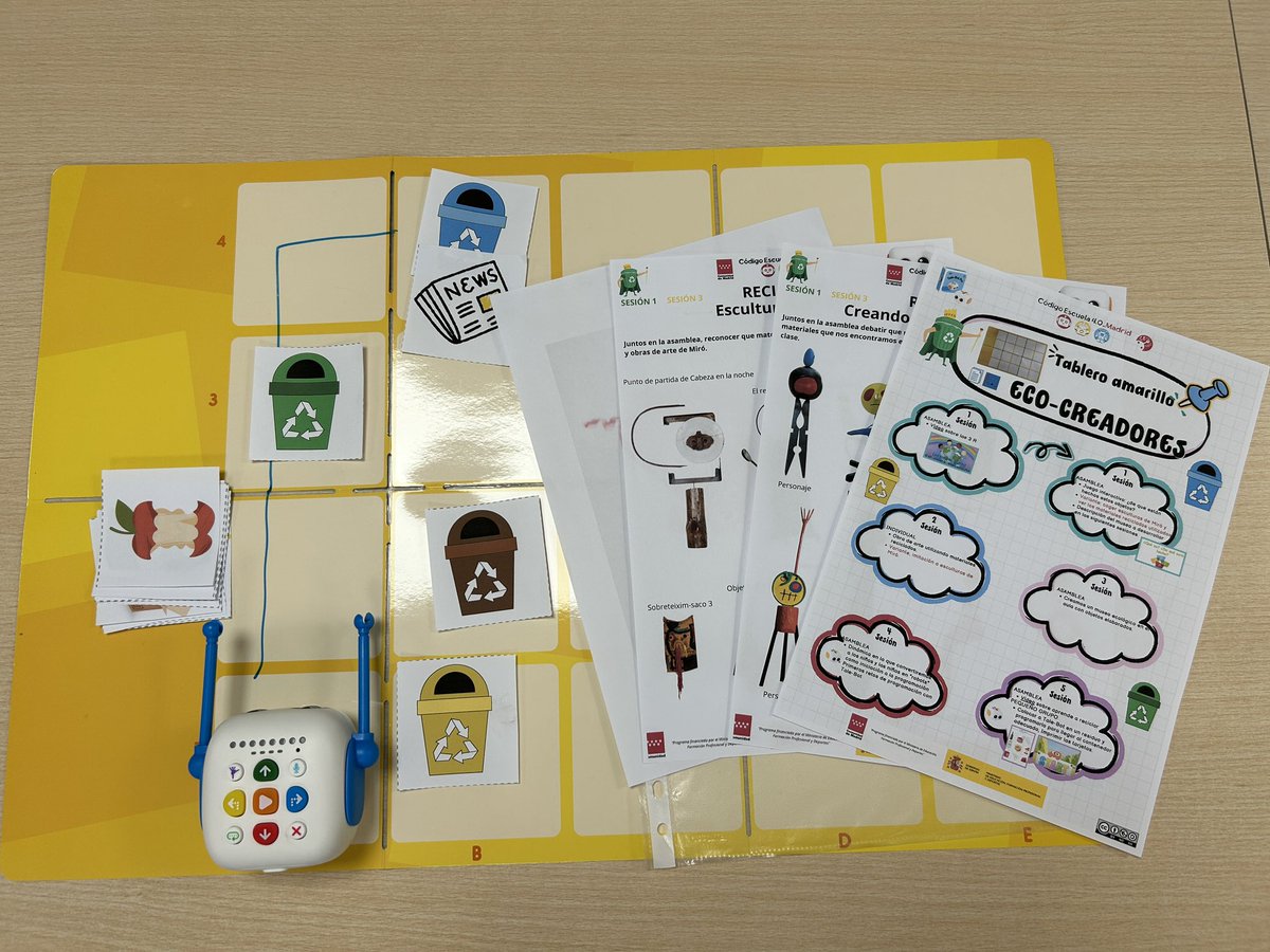 Las Situaciones de Aprendizaje de Tale-Bot de la mano con Miró de #CodigoEscuela4_0_Madrid, llegan al <a href="/Colegio_Helade/">HÉLADE</a> del <a href="/Ayto_Boadilla/">Ayuntamiento de Boadilla del Monte</a> con una gran acogida entre el profesorado de Infantil.
#IF_CMadrid, #ctif_madridoeste