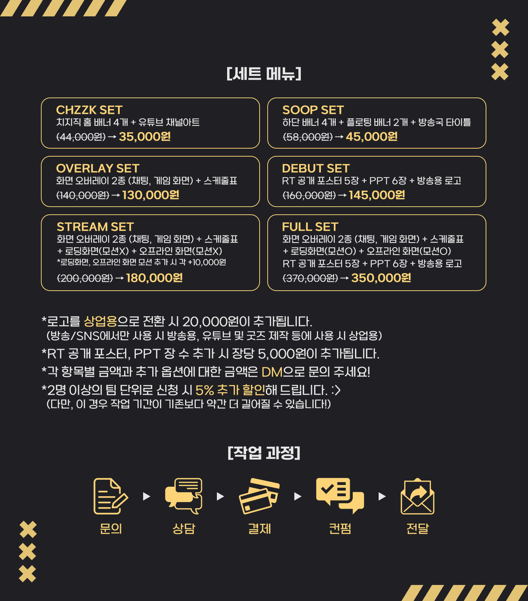ORBITA (@orbitaofdesign) on Twitter photo #Design_of_ORBITA
▶ PORTFOLIO :: fori.io/ORBITA
▶ E-MAIL :: orbitaofdesign@gmail.com
▶ DISCORD :: orbitaofdesign
▶ COMMISSION :: DM or E-MAIL
샘플 외 디자인 작업, 동부 또는 고정 의뢰 가능.
버츄얼 작가님들과의 협업 문의 환영합니다! :> #Design_of_ORBITA
▶ PORTFOLIO :: fori.io/ORBITA
▶ E-MAIL :: orbitaofdesign@gmail.com
▶ DISCORD :: orbitaofdesign
▶ COMMISSION :: DM or E-MAIL
샘플 외 디자인 작업, 동부 또는 고정 의뢰 가능.
버츄얼 작가님들과의 협업 문의 환영합니다! :>