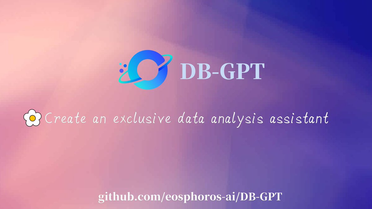 DBGPT_AI's tweet photo. Vector databases and agents are becoming key pillars of AI data infrastructure.
DB-GPT is building enterprise-ready AI-native data workflows, featuring:

Unified multi-model management

Practical RAG optimization

Automated knowledge extraction and QA

If you're working on intelligent Q&A systems, data platforms, AI agents, or GBI
you might want to take a closer look at this open-source project.

👉 https://t.co/XeRS56B8px

#LLMops #DataInfra #RAG #AIworkflow