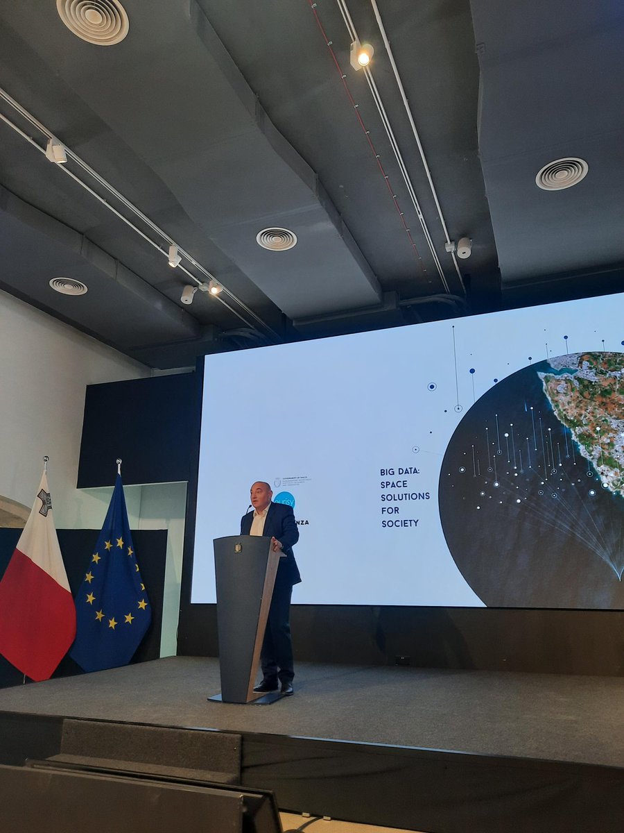🛰 Eurisy (@eurisy1) on Twitter photo “Malta is a living lab for data-driven innovation.”
The first day of the 'Big Data: Space Solutions for Society' event opens with a keynote address by Silvio Scerri, CEO of <a href="/mt_xjenzamalta/">Xjenza Malta</a> “Malta is a living lab for data-driven innovation.”
The first day of the 'Big Data: Space Solutions for Society' event opens with a keynote address by Silvio Scerri, CEO of <a href="/mt_xjenzamalta/">Xjenza Malta</a>