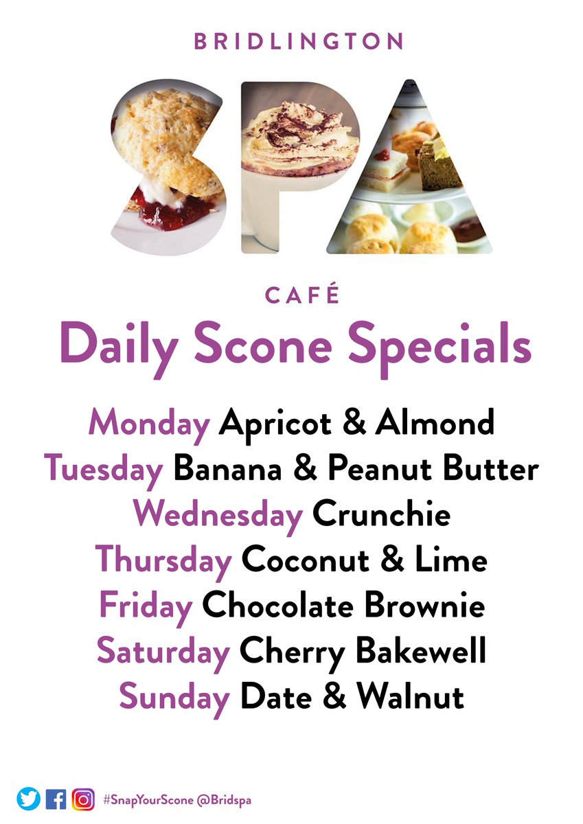Bridlington Spa (@bridspa) on Twitter photo Here's our scones of the week! Here's our scones of the week!