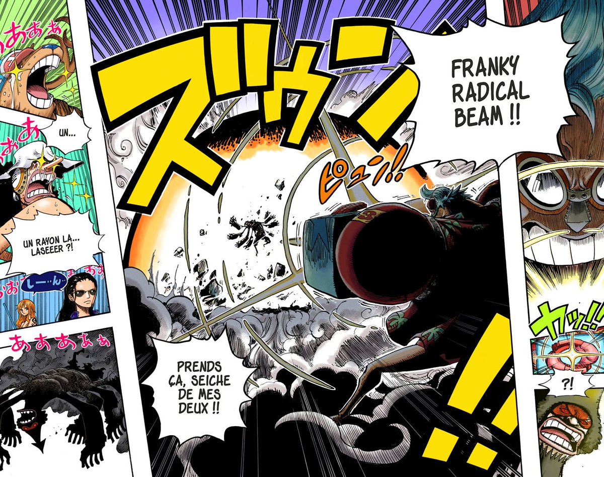Demsan_op's tweet photo. Petit rappel que sur l'île des hommes poissons, TOUT les méchants ont été battu d'affilé dans un même chapitre sur des doubles pages qui se suivent Oda il voulait abattre l'ennemi (les pages se suivent mdrr y'en a 7 d'affilé) #ONEPIECE https://t.co/vvzhLzVpA3