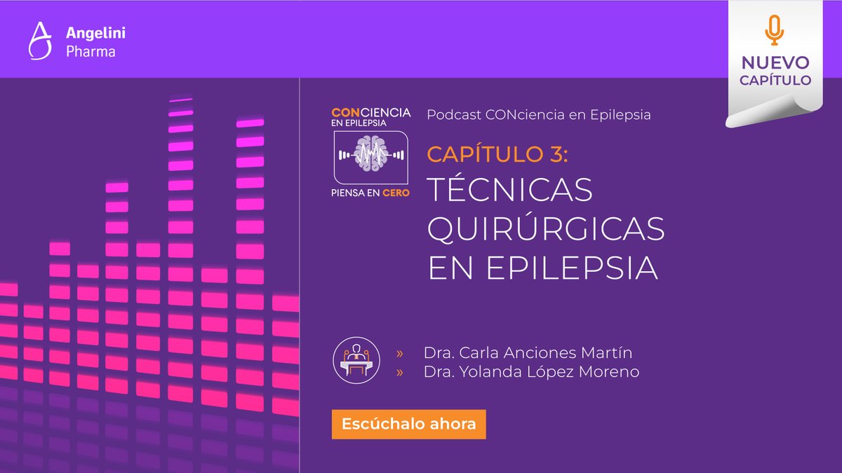 🎙️ Técnicas quirúrgicas en epilepsia.

En esta tercera entrega del podcast #CONciencia en Epilepsia, dos jóvenes expertas analizan los avances frente a los métodos tradicionales.

👩‍⚕️ Dra. Carla Anciones Martín – Hospital Universitario Sanitas La Zarzuela de Madrid
👩‍⚕️ Dra. Yolanda