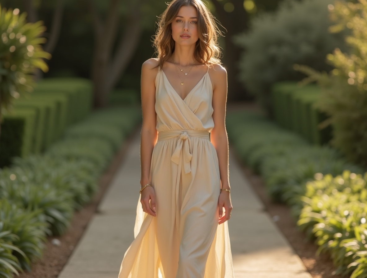 Si le #Taureau était une tenue d’été féminine, ce serait une robe midi en lin beige, fluide et élégante, parfaite pour savourer chaque instant.